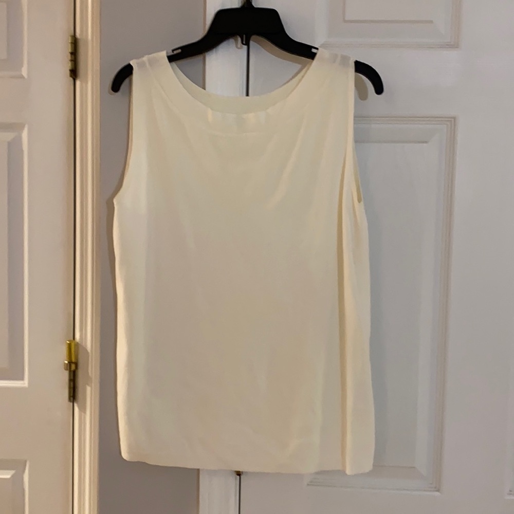 Dress Barn women’s dress tank cream 14/16